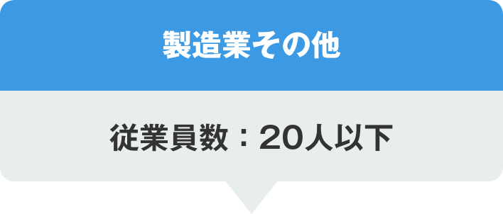 製造業その他従業員数:20人以下